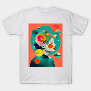 Abstract woman in pop-art style portait T-Shirt